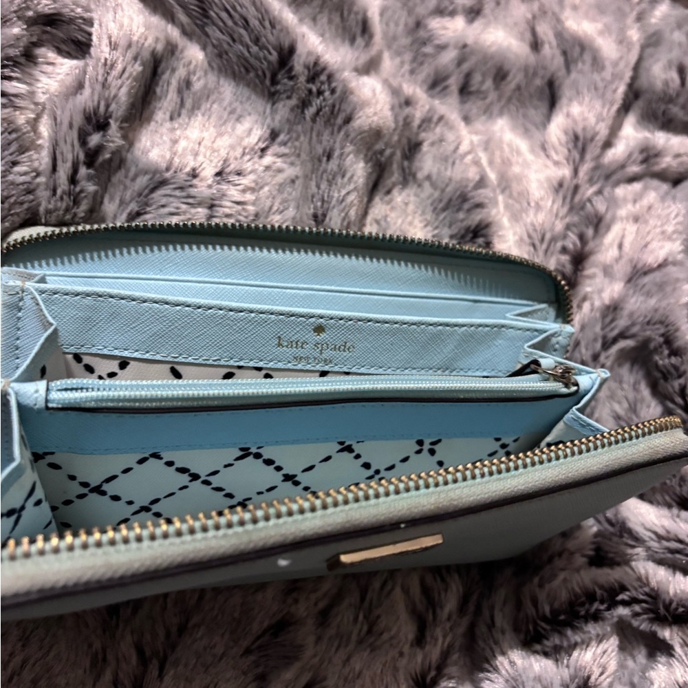Kate Spade Blue Wallet - Picture 4 of 6